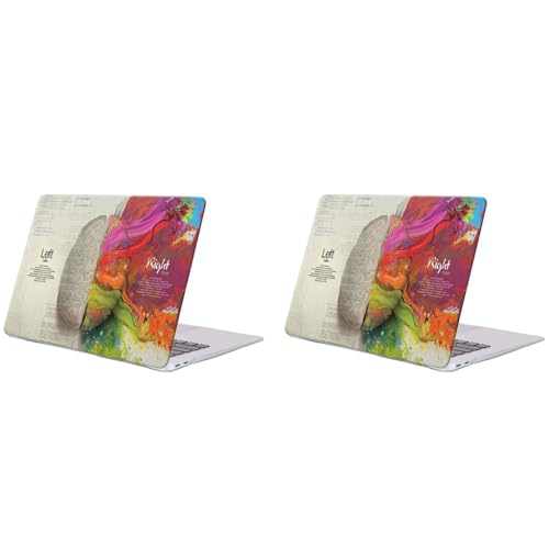Verilux® Digital Print Laptop Cover for MacBook Air 13.3 Inch M1 A2337 A2179 A1932 Hard Shell Case Compatible with 2020 2019 2018 Release Flexible Plastic Protective 2 PCS Verilux® Digital Print Laptop Cover for MacBook Air 13.3 Inch M1 A2337 A2179 A1932 Hard Shell Case Compatible with 2020 2019 2018 Release Flexible Plastic Protective 2 PCS